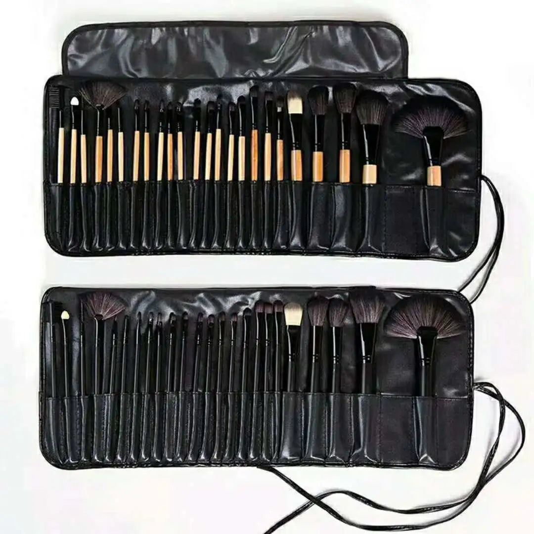 Conjunto de 24 Pincéis Profissionais para Maquiagem
