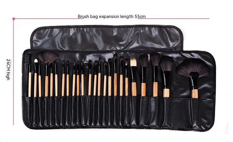 Conjunto de 24 Pincéis Profissionais para Maquiagem