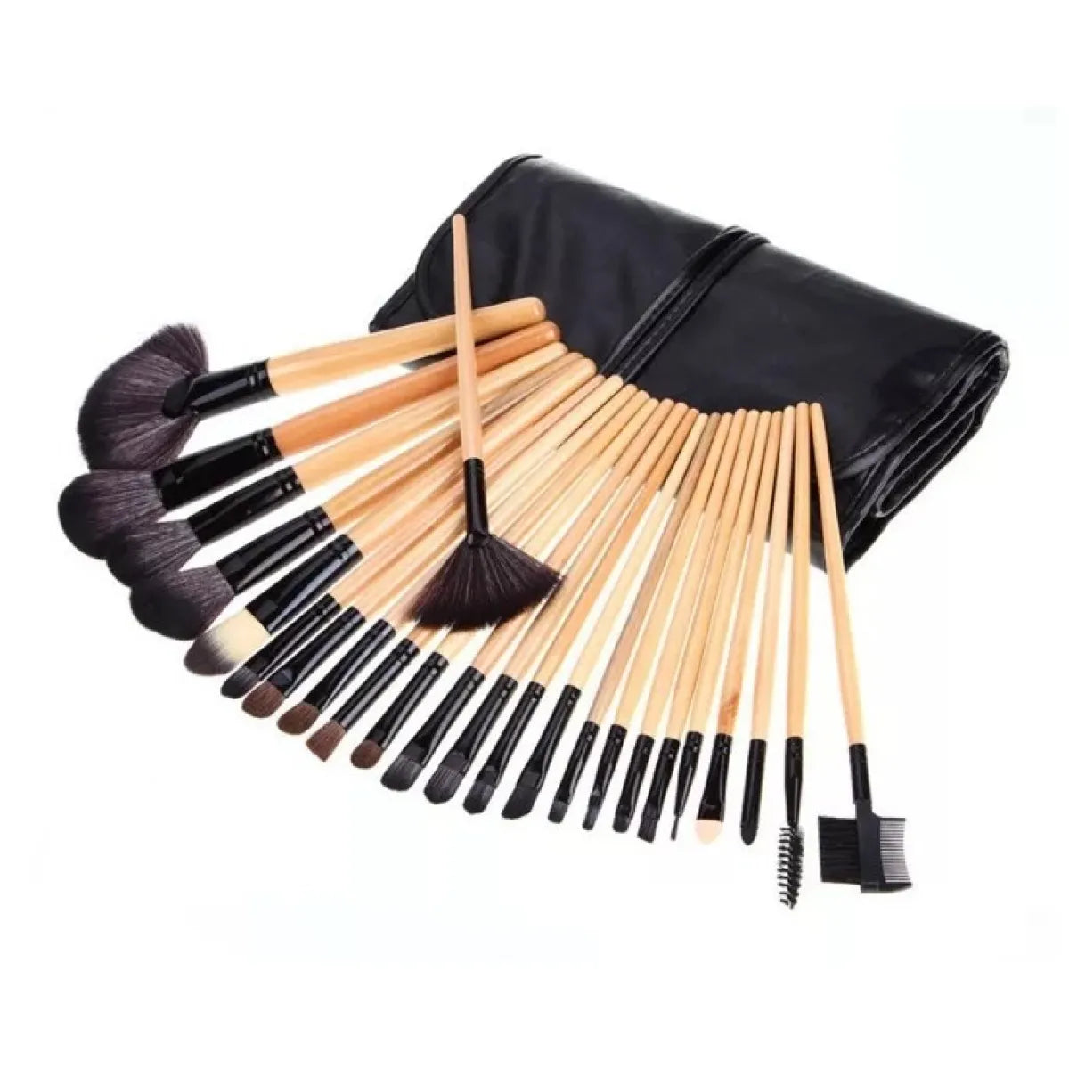 Conjunto de 24 Pincéis Profissionais para Maquiagem